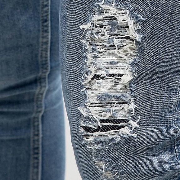 ASOS Super Skinny ankle grazer with rips jeans - Picture 3 of 8